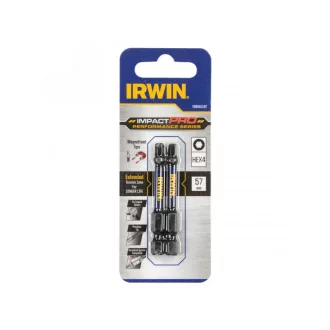 IRWIN Impact Pro Bit vârf hexagon 4 x 57 mm (2 buc)