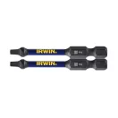 Vârf IRWIN Impact Pro Bit SQ2 x 57 mm (2 buc)