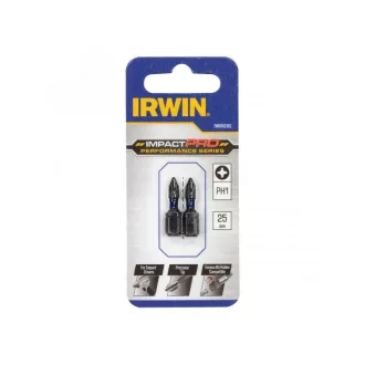 Vârf Bit IRWIN Impact Pro PH1 x 25 mm (2 buc)