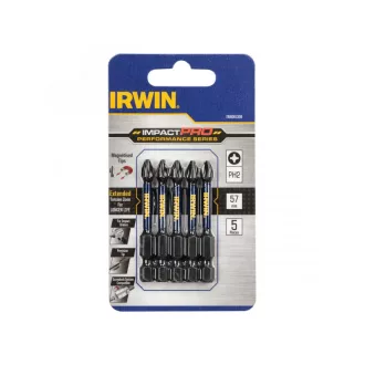Vârf Bit IRWIN Impact Pro PH2 x 57 mm (5 buc)