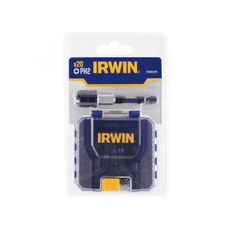   Set de biți IRWIN Impact Pro PH2 x 25 mm + suport de biți (20 buc)