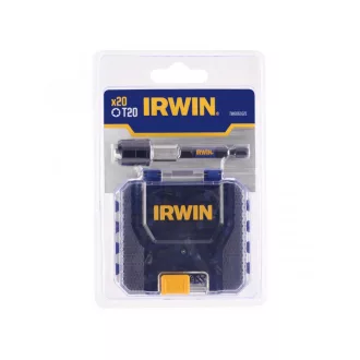   Set de biți IRWIN Impact Pro T20 x 25 mm + suport de biți (20 buc)