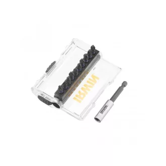   Set de biți IRWIN Impact Pro 10 bucăți 25 mm (2 x PZ1, 5 x PZ2, 3 x PZ3) + suport pentru biți