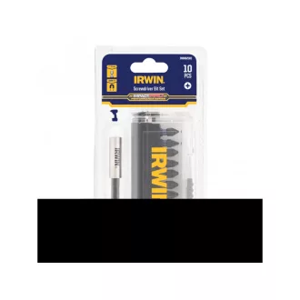   Set de biți IRWIN Impact Pro 10 bucăți 25 mm (2 x PZ1, 5 x PZ2, 3 x PZ3) + suport pentru biți