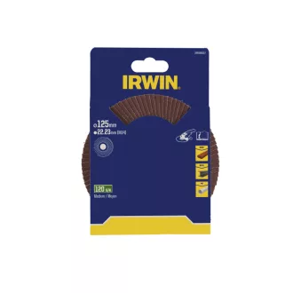 IRWIN Disc de șlefuire cu lamelă 125 x 22 mm P120
