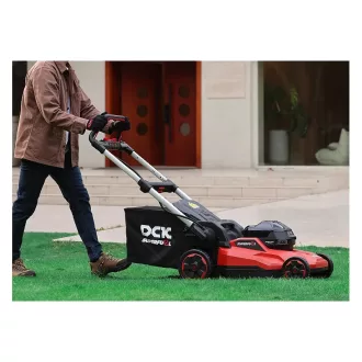   DCK Mașină de tuns iarba autopropulsată cu acumulator, 550 mm, 58 V fără perii de carbon (1 x acumulator 6,0 Ah + încărcător)