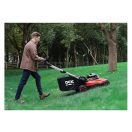 DCK Mașină de tuns iarba cu autopropulsie, cu acumulator, 550 mm, fără perii de carbon, 58 V (1 x acumulator 6,0 Ah + încărcător)