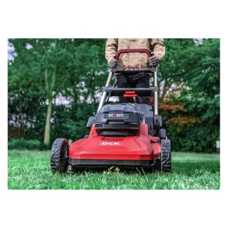   DCK Mașină de tuns iarba autopropulsată cu acumulator, 550 mm, 58 V fără perii de carbon (1 x acumulator 6,0 Ah + încărcător)