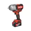 DCK Șurubelniță cu impact cu acumulator, fără perii, 1/2" 1218 Nm, 20 V (1 x acumulator 5,0 Ah + încărcător)