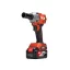 DCK Șurubelniță cu percuție pe baterie 1/2" 358 Nm fără perii de cărbune 20 V (2 x 5,0 Ah baterie + încărcător)
