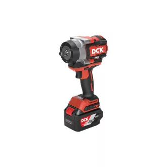   DCK Șurubelniță cu impact fără perii 1/2" 968 Nm 20 V (2 x acumulatori 5,0 Ah + încărcător)