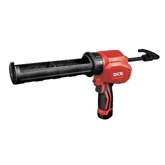   DCK Pistol pentru aplicarea chitului cu acumulator 12 V (2 x acumulator 2,0 Ah + încărcător)