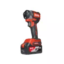 DCK Șurubelniță de impact cu baterie 1/4" 208 Nm fără perii de carbon 20 V (2 x 4,0 Ah baterie + încărcător)