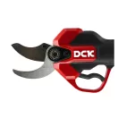 DCK Foarfecă de tăiat cu acumulator 35 mm fără perii 20 V (2 x acumulatori 2,0 Ah + încărcător)