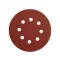 GERMAFLEX Disc abraziv cu sistem velcro 125 mm / P120 cu 8 orificii (5 buc)