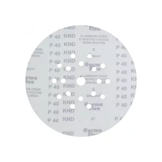  GERMAFLEX Disc de fibră cu scai 225 mm / P40 18+1 găuri (5 buc)