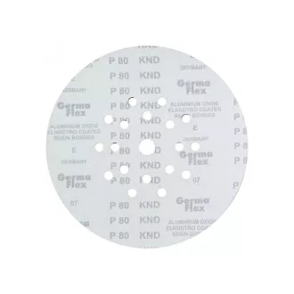   GERMAFLEX Disc abraziv cu velcro 225 mm / P80 18+1 găuri (5 buc)