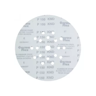   GERMAFLEX Disc de fibră cu Velcro 225 mm / P150 cu 18+1 găuri (5 buc)