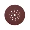 GERMAFLEX Disc de fibră cu fixare cu velcro 225 mm / P220 18+1 găuri (5 buc)