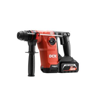   DCK Ciocan rotopercutor combinat cu acumulator 2,8 J SDS-Plus fără perii 20 V (1 x acumulator 6,0 Ah + încărcător)