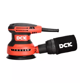 DCK Șlefuitor excentric 125 mm 380 W cu reglaj de turație