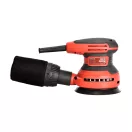 DCK Șlefuitor excentric 125 mm 380 W cu reglaj de turație