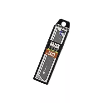   TAJIMA Razar Black Lame de înlocuire 18 mm negre (50 bucăți)