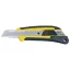 TAJIMA GRI Cuțit cu lamă retractabilă 18 mm, mâner de cauciuc