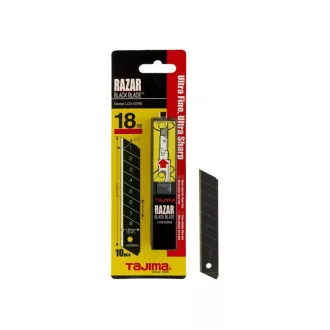   TAJIMA Razar Black Lamă retractabilă 18 mm neagră (10 buc)