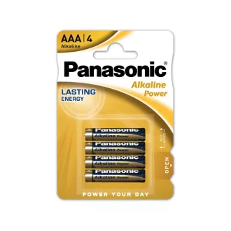   PANASONIC baterie alcalină AAA/micro durabilă 1,5 V (4 buc)