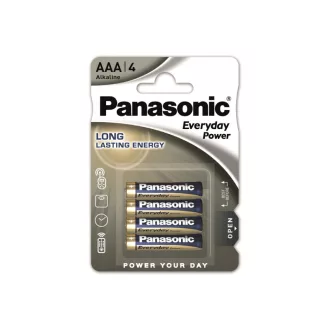   PANASONIC baterie alcalină AAA/micro durabilă 1,5 V (4 buc)