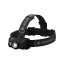 LEDLENSER Lanternă frontală cu LED, reîncărcabilă, MH8 outdoor 600 lm / 200 m, RGB, 1xLi-ion, negru