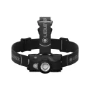 LEDLENSER Lanternă frontală cu LED, reîncărcabilă, MH8 outdoor 600 lm / 200 m, RGB, 1xLi-ion, negru
