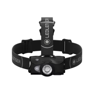   LEDLENSER Lanternă frontală cu LED, reîncărcabilă, MH8 outdoor 600 lm / 200 m, RGB, 1xLi-ion, negru