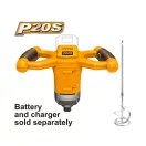 INGCO Mixer pe baterie 20 V (baterie și încărcător nu sunt incluse)