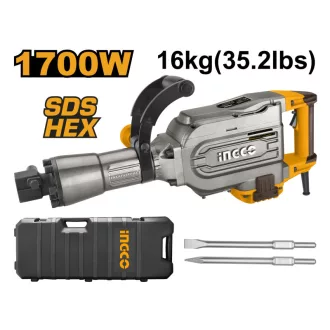 INGCO Ciocan de demolare 45 J 1700 W SDS-Hex