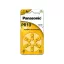 Baterie pentru proteză auditivă PANASONIC PR10 zinc-aer 1,4 V (6 buc)