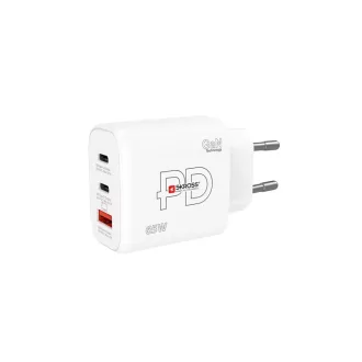 SKROSS Încărcător rapid GaN 65 W PD 2 x USB-C