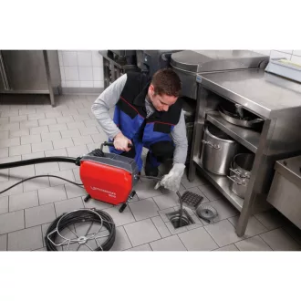   ROTHENBERGER Mașină de curățat țevi R600 cu set spirală/unelte 16-22 mm