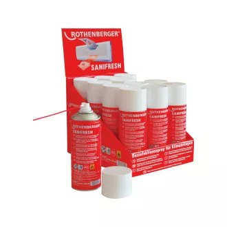   ROTHENBERGER Spray de curățare climă SANIFRESH în display (12 buc)