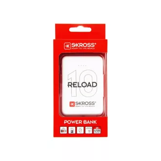 SKROSS Powerbank 10000 mAh cu cablu USB cu doua iesiri