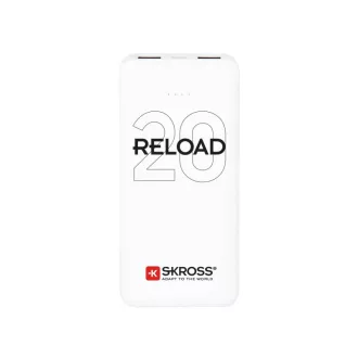 SKROSS Powerbank 20000 mAh cu cablu USB și două ieșiri