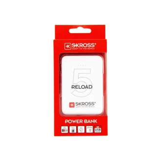 SKROSS Powerbank 5000 mAh cu cablu USB cu doua iesiri