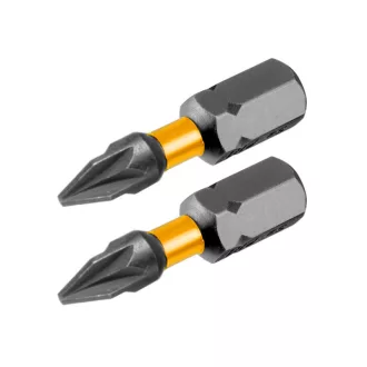 INGCO Punte de impact PZ2 x 25 mm (2 buc)