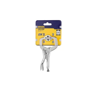   IRWIN Vise-Grip Clește autoblocant în formă de C 100 mm plat
