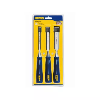   Set dălți pentru lemn IRWIN Marples cu mâner din plastic din 3 părți (13-19-25 mm)