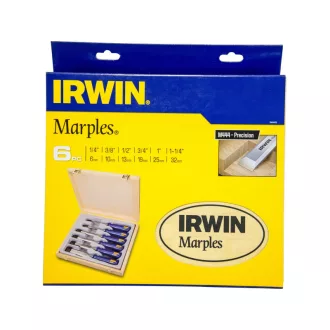   Set dălți pentru lemn IRWIN Marples cu mâner din plastic din 6 piese (6-10-13-19-25-32 mm)