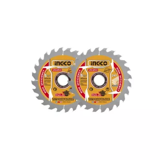   INGCO Disc de tăiere pentru lemn 140 x 20 x 1,0 mm / 24 dinți (2 buc)