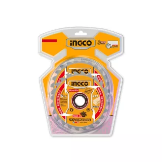   INGCO Disc de ferăstrău pentru lemn 165 x 20 x 1,0 mm / 24 dinți (2 bucăți)