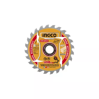  INGCO Disc de ferăstrău pentru lemn 210 x 25,4 x 1,2 mm / 40 dinți